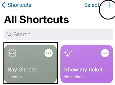 iphone camera control shortcut for voice control siri